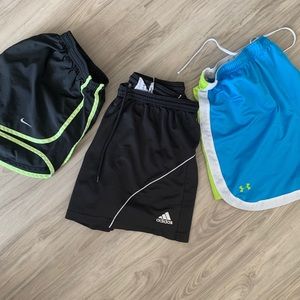Shorts bundle. Nike, adidas, and Under Armour